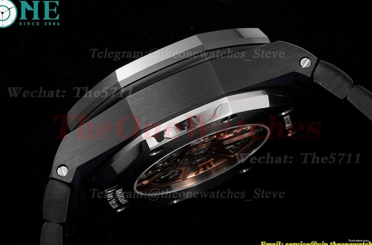 42mm PVD A7750 APF Offshore Dial Black Royal Oak PVD 1224